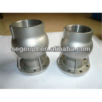precision casting with machined part